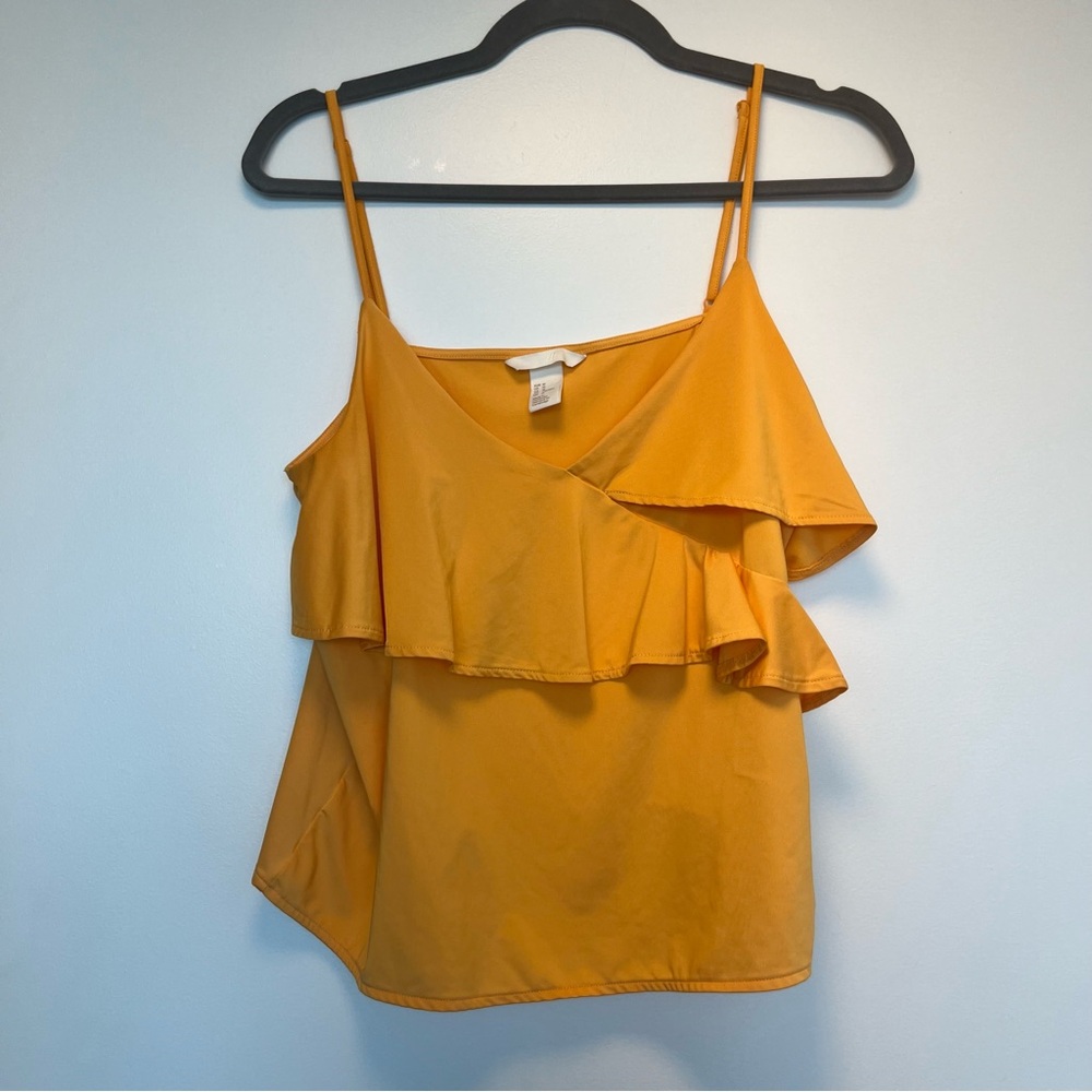 H&M yellow crop top / Size M